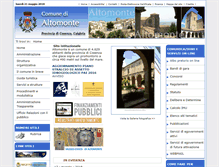 Tablet Screenshot of comune.altomonte.cs.it